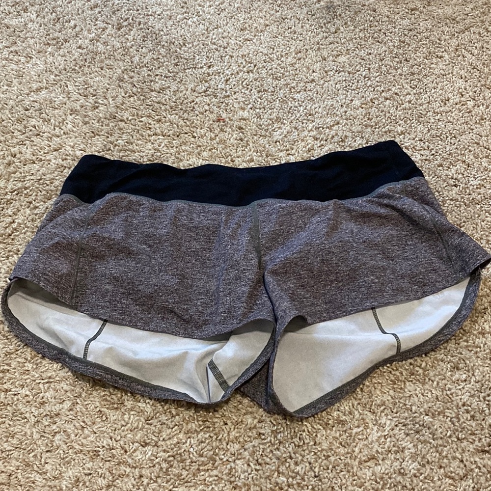 Gray athletic shorts